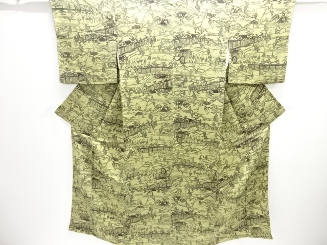 JAPANESE KIMONO / KOMON / CHIRIMEN / PEOPLE IN THE PAST / ARTIST WORK